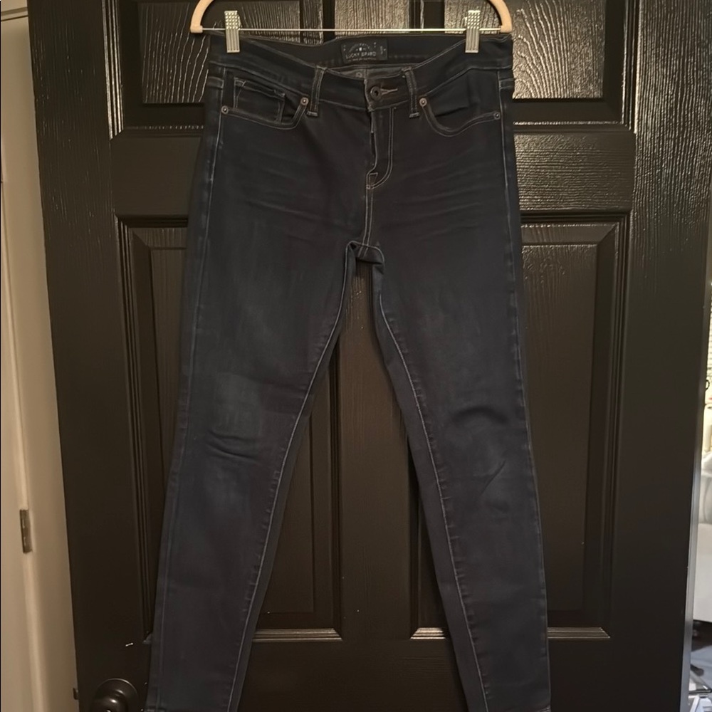 Lucky Brand Women's Deep Indigo Skinny Jeans